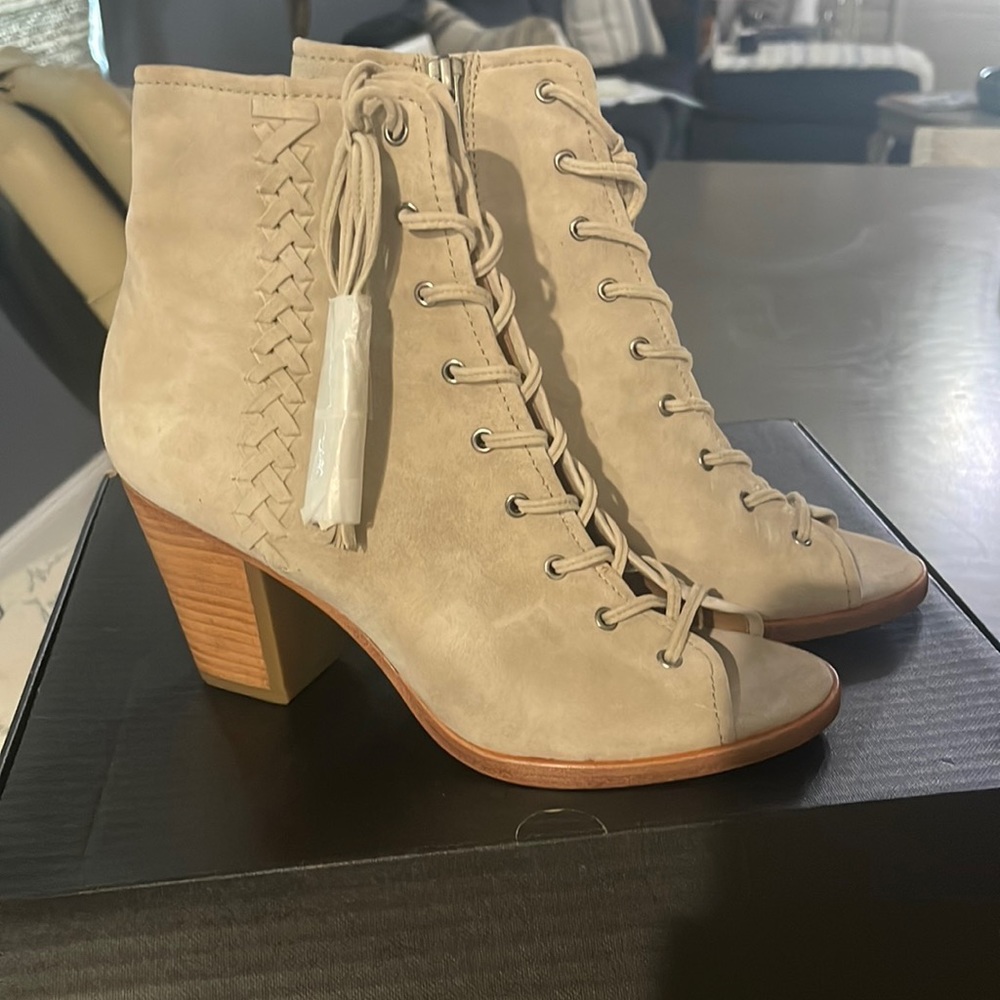 Frye Dani Whipstitch Lace Boots
